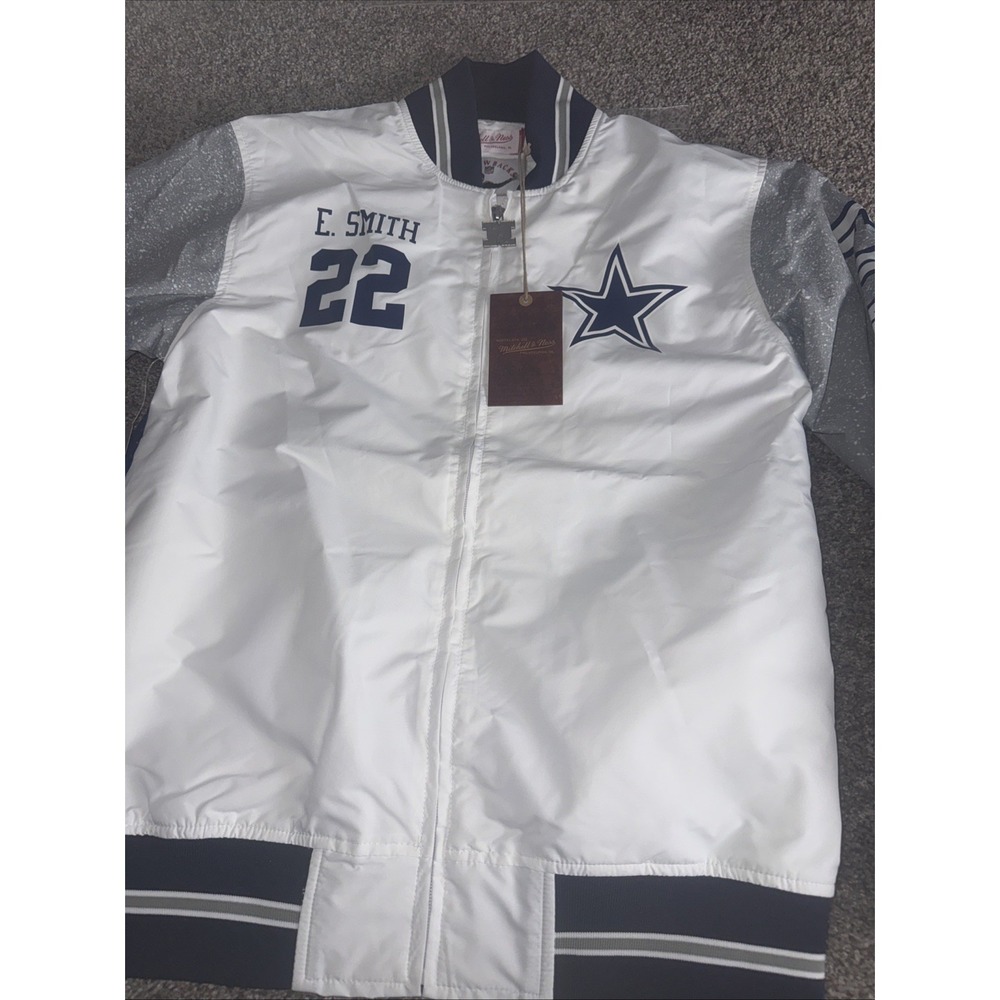 Mitchell & Ness Emmitt‎ Smith White Dallas Cowboys Player Size Medium